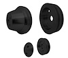 6015-08 Small Block Chevy Pulley Kit - V-Belt - SWP - 2V - Black - image 1