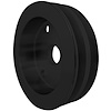 6031-08 Small Block Chevy Crankshaft Pulley - SWP - 2V - Black - image 1