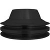 6032-08 Small Block Chevy Water Pump Pulley - SWP, 2V - Black - image 2