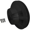 6052-08 Small Block Chevy Water Pump Pulley - LWP - 1V - Black - image 3