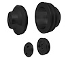 6070-08 Small Block Chevy Pulle Kit - V-Belt - LWP - 2V - Black - image 1