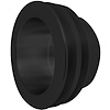 6071-08 Small Block Chevy Crankshaft Pulley - 2V - LWP - Black - image 1