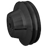 6092-08 Small Block Chevy Water Pump Pulley - LWP - 2V - Black - image 1