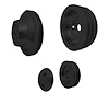 6140-08 Small Block Chevy High Flow Pulley Kit - 3V - SWP - Black - image 1