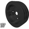 6151-08 Small Block Chevy High Flow Crankshaft Pulley - 3V - Black - image 3
