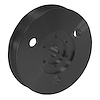 618-08 Remote Reservoir Power Steering Pulley - Press Fit - Black - image 1