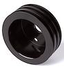 6191-08 Small Block Chevy High Flow Crankshaft Pulley - 3V - LWP - Black - image 1