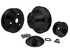 6210-08 Small Block Chevy Serpentine Pulley Kit - 1V - Black - image 1