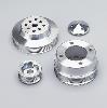 GM SB SWB SERP CONV ALUM PERF 3 PC ALT/FAN PULLEY - image 1