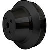 6212-08 Chevy Serpentine Water Pump Pulley - SWP - Black - image 1