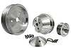 Serpentine Conversion Pulley Set - High Water Flow Ratio Small Block Chevy - image 1