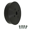 6303-08 Small Block Chevy Water Pump Pulley - Serpentine - Black - image 1