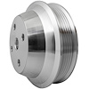 6322-09 Chevy Serpentine Water Pump Pulley - LWP - Silver - image 1