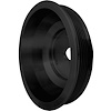 CRANK PULLEY SERP HI FLOW BLK ASSY - CHEVY SB LWP - image 1