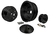 Serpentine Conversion Pulley Set - High Water Flow Ratio Small Block Chevy - image 1