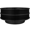 6381-08 Small Block Chevy High Flow Serpentine Crankshaft Pulley - LWP - 2V - Black - image 2