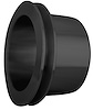 7006-08 Big Block Chevy V-Belt Crankshaft Pulley - 1V - LWP - Black - image 1