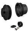 7210-08 Big Block Chevy Serpentine Pulley Kit - LWP - 1V - Black - image 1