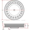 Round Styletrack Air Cleaner Kit Chromed Plated Aluminum finish - image 2