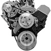 BA22040 Small Block Chevy Serpentine Pulley Kit - Billet Accessories - ALT Only - image 1