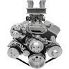 BA22072 Small Block Chevy Serpentine Pulley Kit - Billet Accessories - AC & PS - 7176 - image 2