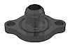 BTH-215-08 Water Neck, Chevy LS Engine, Straight, Two-Piece, Billet, -16AN, Black - image 1