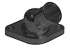 BTH-333-08 Water Neck Thermostat Housing, Big Block Ford 429/460, Ford 351 Cleveland Billet, 45-Degree, O-Ring, Black