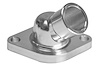 BTH-333 Water Neck Thermostat Housing, Big Block Ford 429/460, Ford 351 Cleveland Billet, 45-Degree, O-Ring, Clearcoat