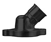 BTH-403-08 Water Neck Thermostat Housing, 1979-2003 Small Block Chrysler 273/318/340/360, Billet, 45-Degree, O-Ring, Black - image 1