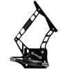 HH65FR-S-07 1964-1965 Ford Ranchero Billet Hood Hinges, Gen II, Stainless Steel Gas Struts, Black Onyx Finish, Steel Hood - image 3