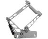 HH66CK-S-05 1960-1966 Chevy C10 Truck Billet Hood Hinges, Gen I, Stainless Steel Gas Struts, Polished Finish, Steel Hood - image 3