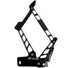 HH66CK-S-07 1960-1966 Chevy C10 Truck Billet Hood Hinges, Gen I, Stainless Steel Gas Struts, Black Onyx Finish, Steel Hood - image 2