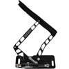 HH67BS-S-07 1965-1967 Chevy Biscayne Billet Hood Hinges, Gen IV, Stainless Steel Gas Struts, Black Onyx Finish, Steel Hood - image 3