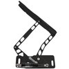 HH67CE-F-08 1965-1967 Chevy Chevelle & El Camino Billet Hood Hinges, Gen I, Stainless Gas Struts, Black Finish, Fiberglass Hood - image 3