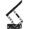 HH67CE-S-08 1965-1967 Chevy Chevelle & El Camino Billet Hood Hinges, Gen I, Stainless Steel Gas Struts, Black Finish, Steel Hood - image 2