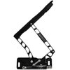 HH69C-S-07 1967-1969 Chevy Camaro Billet Hood Hinges, Gen I, Stainless Steel Gas Struts, Black Onyx Finish, Steel Hood - image 2