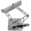 HH70M-F 1967-1970 Ford Mustang Billet Hood Hinges, Gen II, Stainless Steel Gas Struts, Clear Coat Finish, Fiberglass Hood - image 2