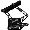HH70MCG-S-07 1967-1970 Mercury Cougar Billet Hood Hinges, Gen I, Stainless Steel Gas Struts, Black Onyx Finish, Steel Hood - image 2