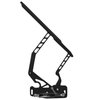 HH72CE-S-08 1968-1972 Chevy Chevelle/El Camino Billet Hood Hinges, Gen II, Stainless Gas Struts, Black Finish, Steel Hood - image 3