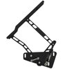 HH80CK-S-08 1973-1980 Chevy C10 Truck Billet Hood Hinges, Gen III, Stainless Steel Gas Struts, Black Finish, Steel Hood - image 2