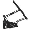 HH80CK-S-08 1973-1980 Chevy C10 Truck Billet Hood Hinges, Gen III, Stainless Steel Gas Struts, Black Finish, Steel Hood - image 3
