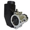 P2343-06 Ultra Series Power Steering Pump, GM Type II/ Saginaw TC Series with Integral Black Plastic Reservoir, Chrome Finish - image 2