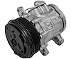 P2412-04 Ultra Series Sanden 7176/SD-7 Air Conditioning Compressor, Cast Finish, Aluminum, 6-Groove Serpentine Clutch, R-134A - image 1