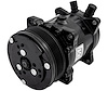 P2413-08 Ultra Series Sanden 508 Air Conditioning Compressor, Black Finish, Aluminum, 6-Groove Serpentine Clutch, R-134a - image 1