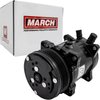 P2413-08 Ultra Series Sanden 508 Air Conditioning Compressor, Black Finish, Aluminum, 6-Groove Serpentine Clutch, R-134a - image 3