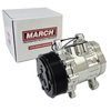 P2414-06 Ultra Series Sanden 7176/SD-7 Air Conditioning Compressor, Chrome Finish, Aluminum, 8-Groove Serpentine Clutch, R-134A - image 3