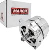 P2555-06 Ultra Series Alternator, 100 Amp, 12v Single Wire, Chrome Finish, GM 10SI,, 6.6 in. Center to Center - image 3