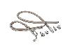 Stainless Braided Power Steering Hose Kit Includes lines and fittings for Pump and Reservoir* - image 1
