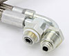 Stainless Braided Power Steering Hose Kit Saginaw pump to 1978 and newer GM steering boxes - image 4