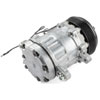 Natural Billet Aluminum A/C Compressor Sanden Style 13-7176 - image 2